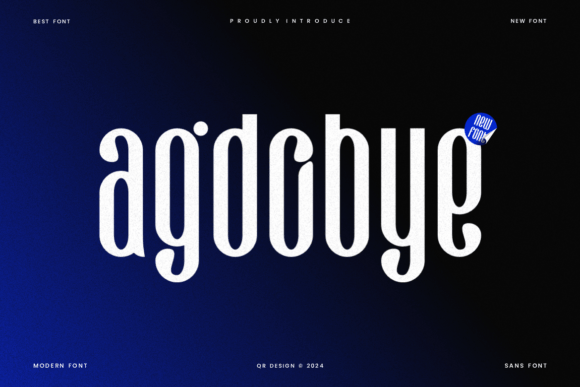 Agdobye: The Bold Sans Serif Typeface for Impactful Editorial Design