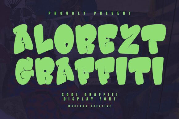 Alorezt Graffiti: A Bold Display Typeface for Editorial Impact