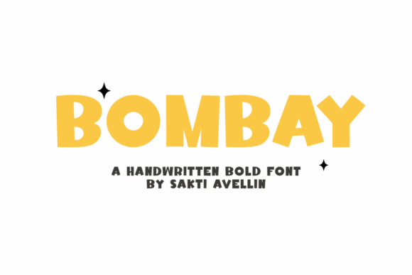 Bombay: The Vivacious Display Font for Handmade Creators