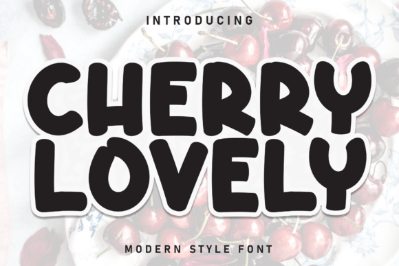 Cherry Lovely: The Handwritten Display Font for Cheerful Web Design