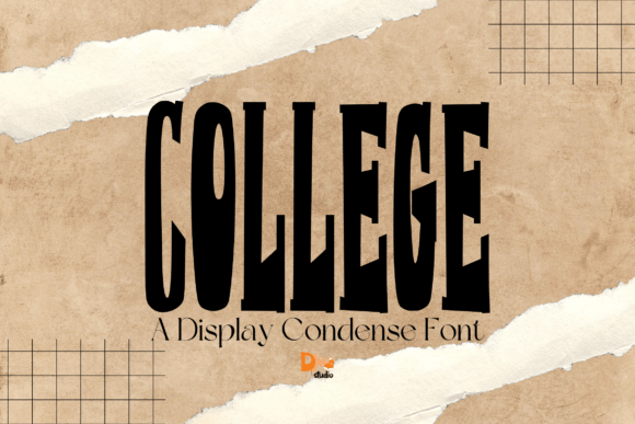 Condense College: The Dynamic Typeface for High-Impact Campaigns