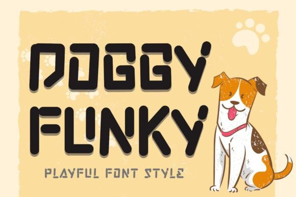 Doggy Funky: A Playful Display Typeface for Web Design