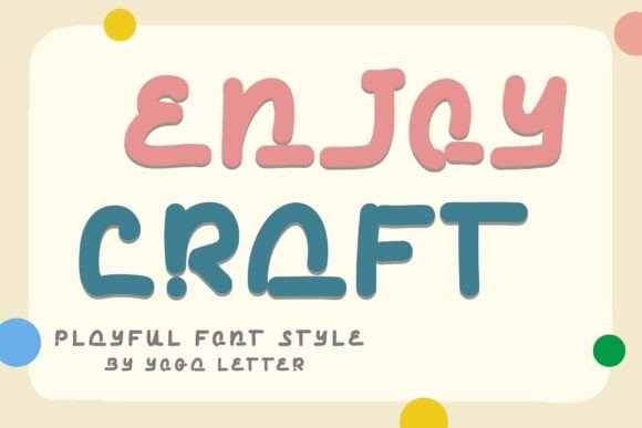 Enjoy Craft: The Perfect Display Typeface for Modern Web Design