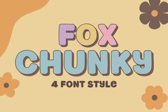 Fox Chunky: A Playful Display Font for Bold Brand Identity