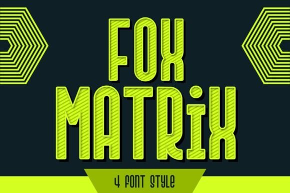 Fox Matrix: The Modern Typeface for Bold Business Branding