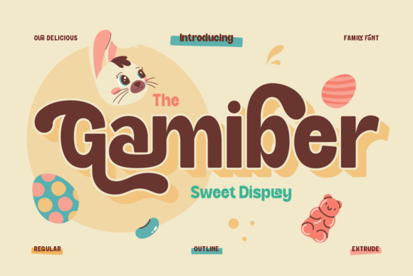 Gamiber: The Playful Display Font for Modern Editorial Design