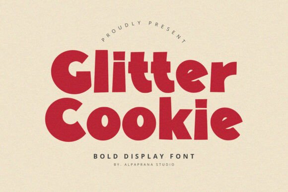 Glitter Cookie: The Bold Typeface That Brings Handmade Brands to Life