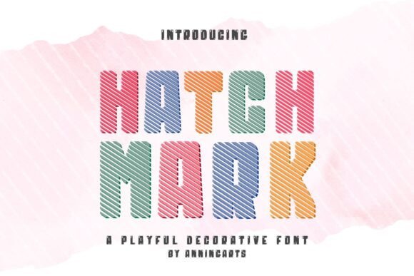 Hatch Mark: A Playful Display Font for Bold Web Designs