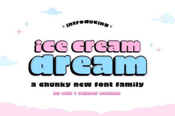 Ice Cream Dream: A Sweet Display Typeface for Editorial Joy