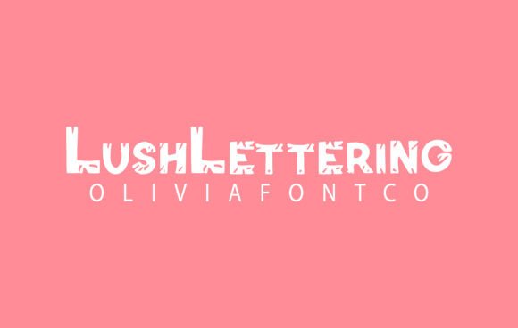 Lushlettering: A Romantic Display Font for Modern Campaigns