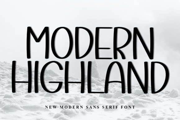 Modern Highland: The Perfect Handwritten Font for Your Craft Shop