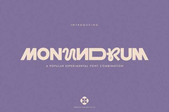 Monundrum: The Bold Typeface That Elevates Handmade Branding