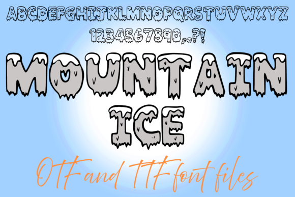 Mountain Ice: The Quirky Display Typeface for Whimsical Editorial Design