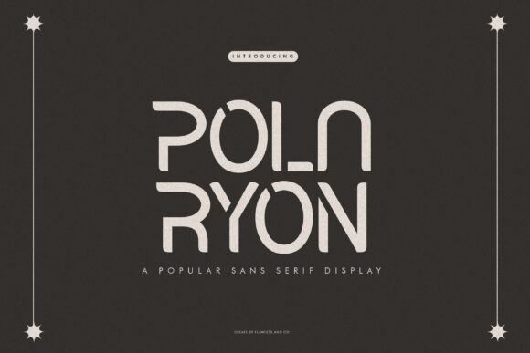 Polaryon: The Modern Display Typeface for Scroll-Stopping Marketing