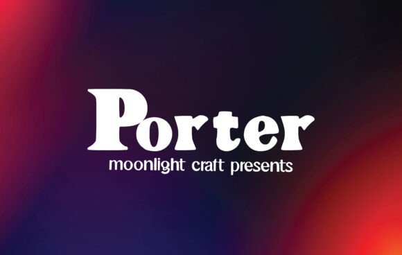 Porter: A Handwritten Font for Creative Branding
