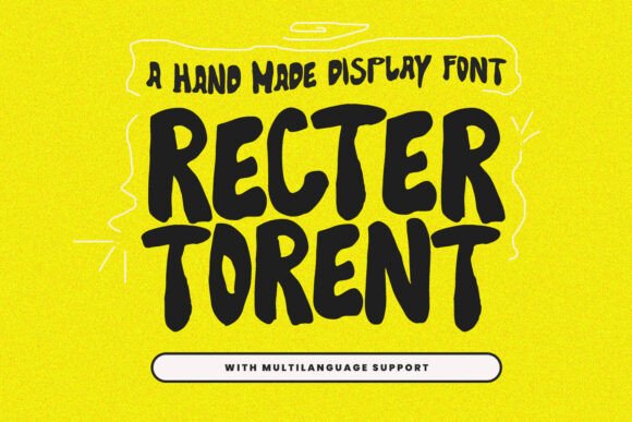 Recter Torent: A Bold Typeface for Dynamic Editorial Design