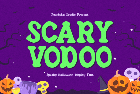 Scary Vodoo: The Spooky Display Typeface for Editorial Projects