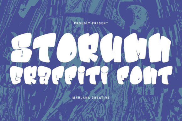 Storumn Graffiti: The Bold Display Typeface for Modern Editorial Design