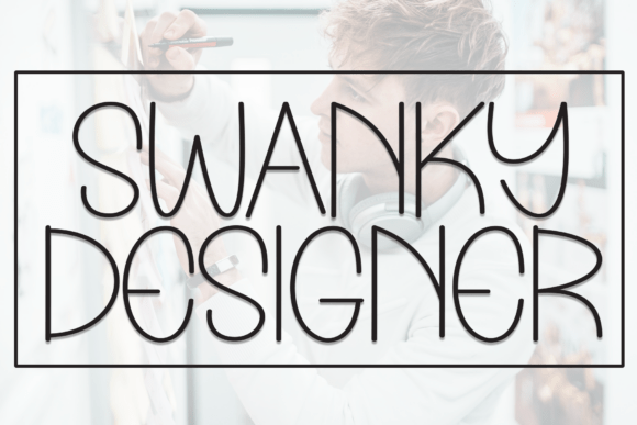 Swanky Designer: A Charming Display Typeface for Modern Web Design