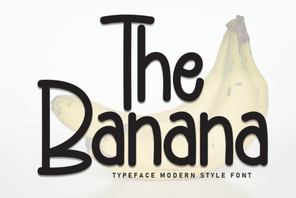 The Banana: A Sweet Display Font for Web Design