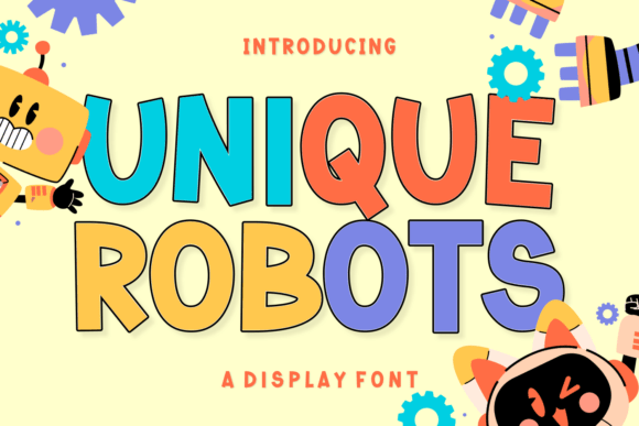 Unique Robots: The Display Font That Boosts Campaign Clarity